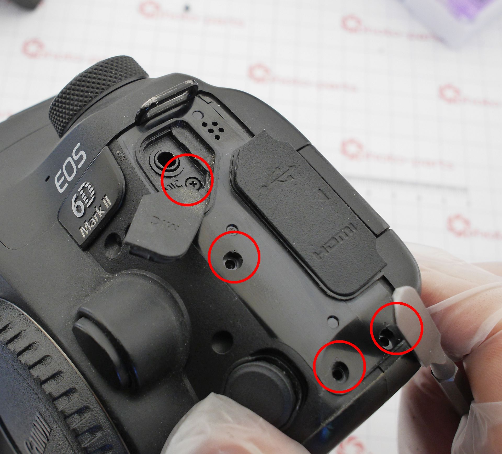 Canon 6D mark II - разборка с мистическим ремонтом после попадания воды